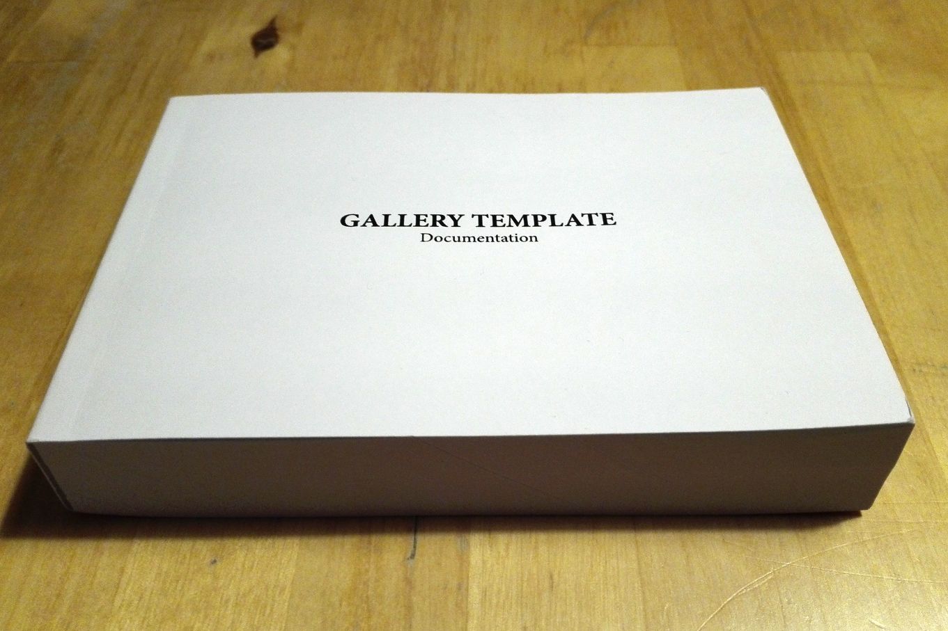 Gallery Template